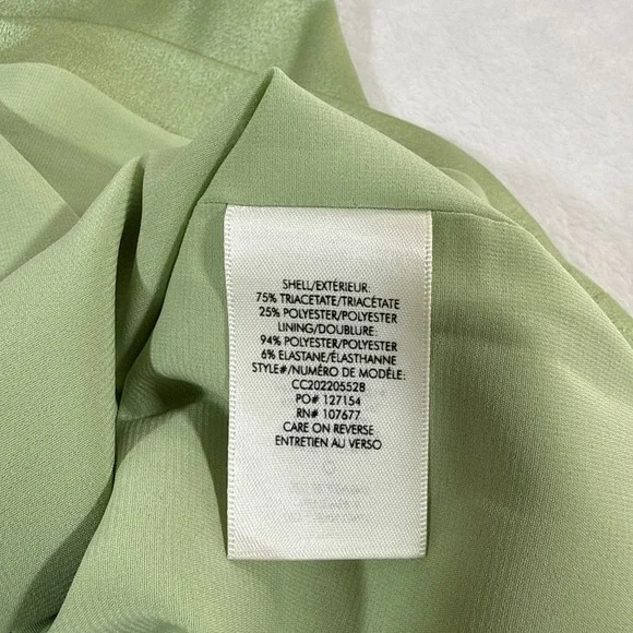 NWT Alice + Olivia Revolve Women's Green One-Shoulder Cutout Karoline Dress 2 - Picture 14 of 15